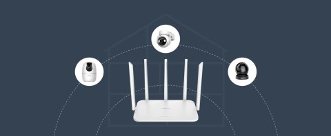 Router Imou HR12G dwuzakresowe Wi-Fi 2,4 GHz i 5 GHz