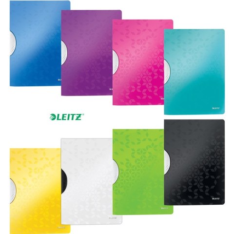 Skoroszyt z klipsem Leitz Wow A4 30k biały