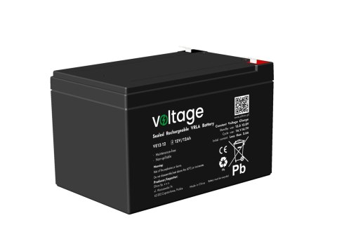 Akumulator AGM Voltage 12V 12Ah VE12-12 (Żywotność 6-9 lat)