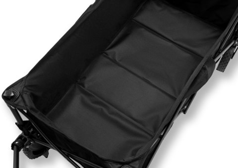 Wózek ogrodowy plażowy składany WAGEN czarny