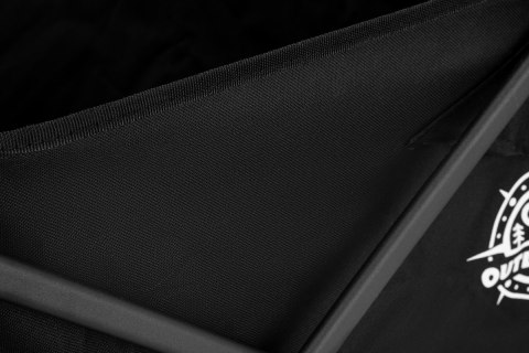 Wózek ogrodowy plażowy składany WAGEN czarny