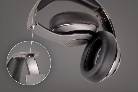 Bezprzewodowe słuchawki nauszne Kruger&Matz model Street 3 Wireless, kolor biały