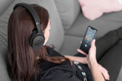 Bezprzewodowe słuchawki nauszne z ANC Kruger&Matz F7A