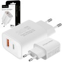 Ładowarka sieciowa Kruger&Matz GaN dual USB z funkcją Power Delivery i Quick Charge