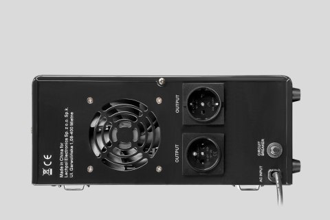 Zasilacz Awaryjny Naścienny Rebel POWER-1000 - przetwornica z czystym przebiegiem sinusoidalnym i funkcją ładowania 12V 230V 100