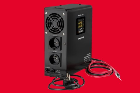 Zasilacz Awaryjny Naścienny Rebel POWER-500 - przetwornica z czystym przebiegiem sinusoidalnym i funkcją ładowania 12V 230V 500V