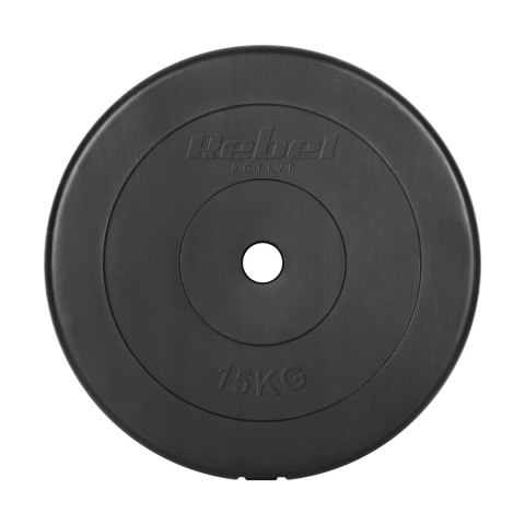 Obciążenie bitumiczne zestaw 2x15kg, otwór 31mm, talerz klasyczny, REBEL ACTIVE