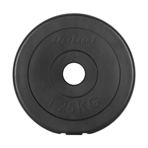 Obciążenie bitumiczne zestaw 4x1.25kg, otwór 31mm, talerz klasyczny, REBEL ACTIVE