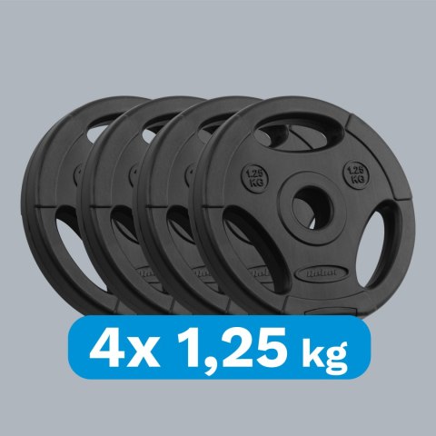 Obciążenie bitumiczne zestaw 4x1.25kg, otwór 31mm, talerz z uchwytami, REBEL ACTIVE