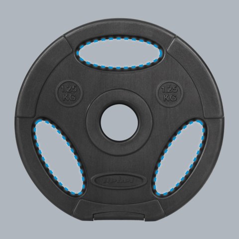 Obciążenie bitumiczne zestaw 4x1.25kg, otwór 31mm, talerz z uchwytami, REBEL ACTIVE