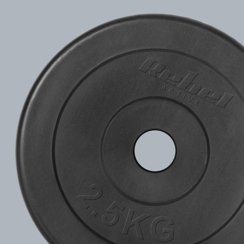 Obciążenie bitumiczne zestaw 4x2.5kg, otwór 31mm, talerz klasyczny, REBEL ACTIVE