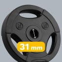 Obciążenie bitumiczne zestaw 4x2.5kg, otwór 31mm, talerz z uchwytami, REBEL ACTIVE
