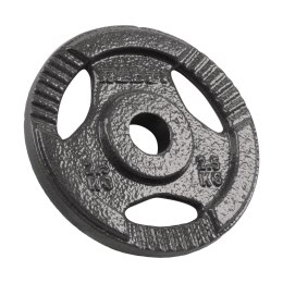 Obciążenie żeliwne zestaw 4x2.5kg, otwór 31mm, talerz z uchwytami, REBEL ACTIVE