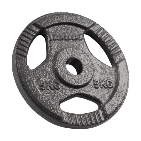 Obciążenie żeliwne zestaw 4x5kg, otwór 31mm, talerz z uchwytami, REBEL ACTIVE