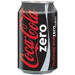 COCA COLA 0,33L ZERO PUSZKA