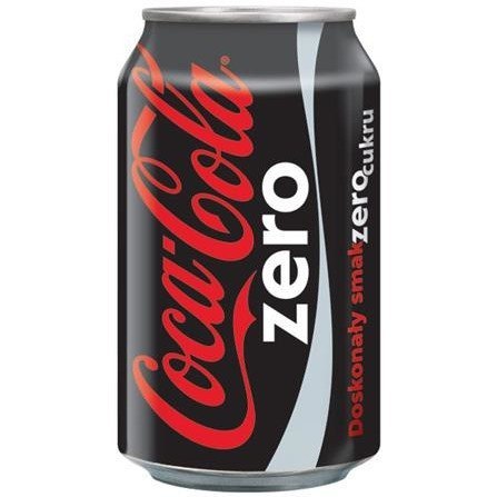 COCA COLA 0,33L ZERO PUSZKA