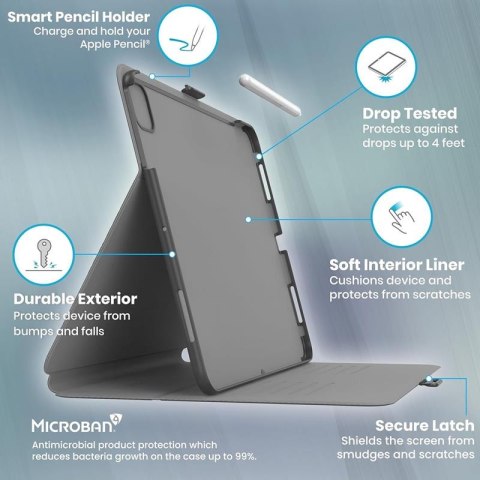 Speck Balance Folio - Etui iPad Air 13" M3 (2025) / M2 (2024) (Black)