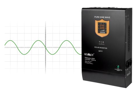Przetwornica solarna naścienna ( inwerter ) KEMOT PROsolar-5000 ( 48V 230V 5000VA/3500W )