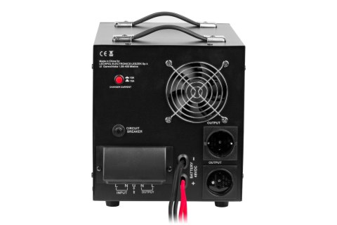 Zasilacz awaryjny KEMOT PROsinus-3500/48 przetwornica z czystym przebiegiem sinusoidalnym i funkcją ładowania 48V 230V 3500VA/24