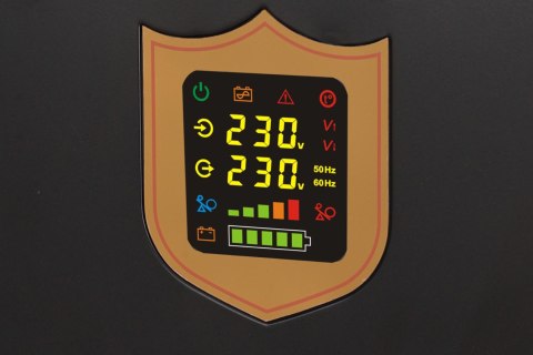 Zasilacz awaryjny KEMOT PROsinus-3500/48 przetwornica z czystym przebiegiem sinusoidalnym i funkcją ładowania 48V 230V 3500VA/24