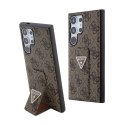 Guess 4G Triangle Strass - Etui Samsung Galaxy S24 Ultra (brązowy)