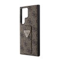 Guess 4G Triangle Strass - Etui Samsung Galaxy S24 Ultra (brązowy)