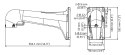 UCHWYT KAMERY DS-1603ZJ-P Hikvision