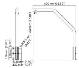 UCHWYT KAMERY DS-1660ZJ Hikvision