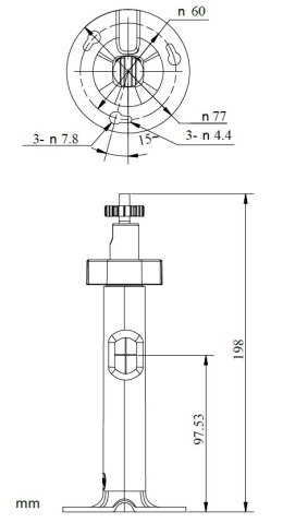 UCHWYT SUFITOWY KAMERY DS-1299ZJ Hikvision