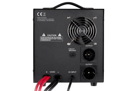 Zasilacz awaryjny KEMOT PROsinus-2000 przetwornica z czystym przebiegiem sinusoidalnym i funkcją ładowania 12V 230V 2000VA/1200W