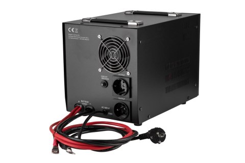 Zasilacz awaryjny KEMOT PROsinus-2000 przetwornica z czystym przebiegiem sinusoidalnym i funkcją ładowania 12V 230V 2000VA/1200W