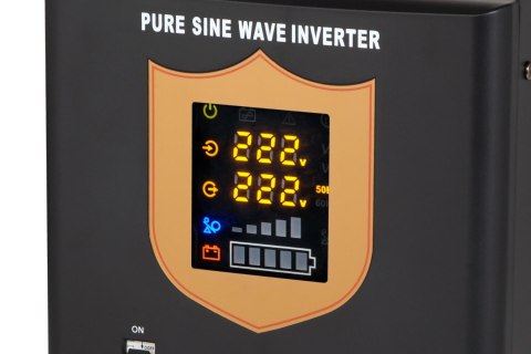 Zasilacz awaryjny KEMOT PROsinus-2000 przetwornica z czystym przebiegiem sinusoidalnym i funkcją ładowania 12V 230V 2000VA/1200W