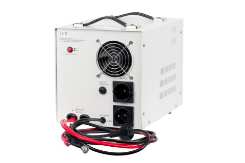 Zasilacz awaryjny KEMOT PROsinus-2000/24 przetwornica z czystym przebiegiem sinusoidalnym i funkcją ładowania 24V 230V 2000VA/14