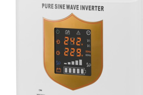 Zasilacz awaryjny KEMOT PROsinus-2000/24 przetwornica z czystym przebiegiem sinusoidalnym i funkcją ładowania 24V 230V 2000VA/14