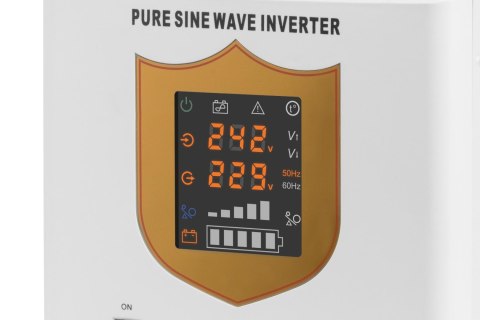 Zasilacz awaryjny KEMOT PROsinus-2600/24 przetwornica z czystym przebiegiem sinusoidalnym i funkcją ładowania 24V 230V 2600VA/18