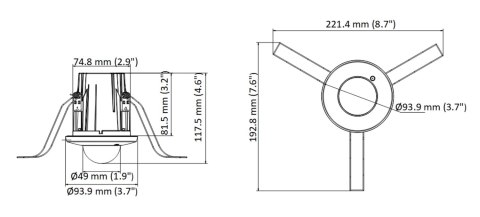 KAMERA IP DS-2CD2E43G2-U(2.8MM) AcuSense - 4 Mpx Hikvision