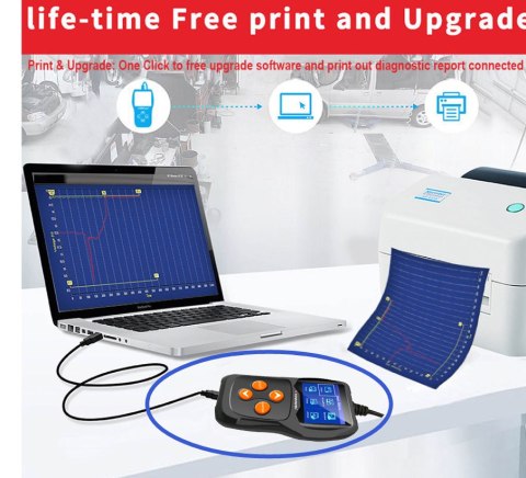 Miernik baterii Konnwei KW600