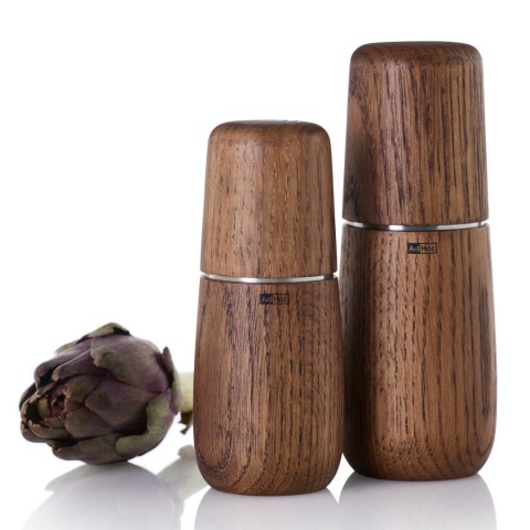 Młynek do soli lub pieprzu Yono L, ciemny dąb