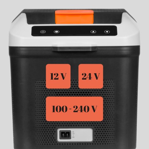 Profesjonalna lodówka turystyczna kompresorowa TEESA z funkcją mrożenia 13L DC12/24V AC 230V