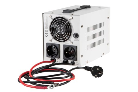 Zasilacz awaryjny KEMOT PROsinus-500 przetwornica z czystym przebiegiem sinusoidalnym i funkcją ładowania 12V 230V 500VA/300W