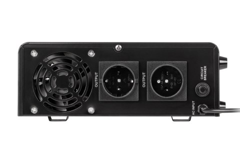 Zasilacz awaryjny naścienny KEMOT PROsinus-500 przetwornica z czystym przebiegiem sinusoidalnym i funkcją ładowania 12V 230V 500