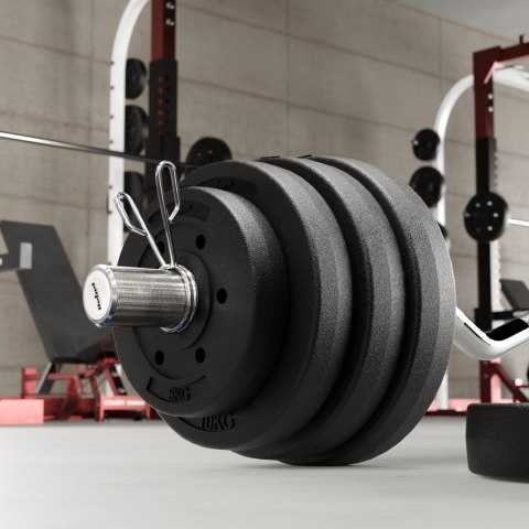 Obciążenie bitumiczne olimpijskie zestaw 2x15kg, otwór 51mm , REBEL ACTIVE