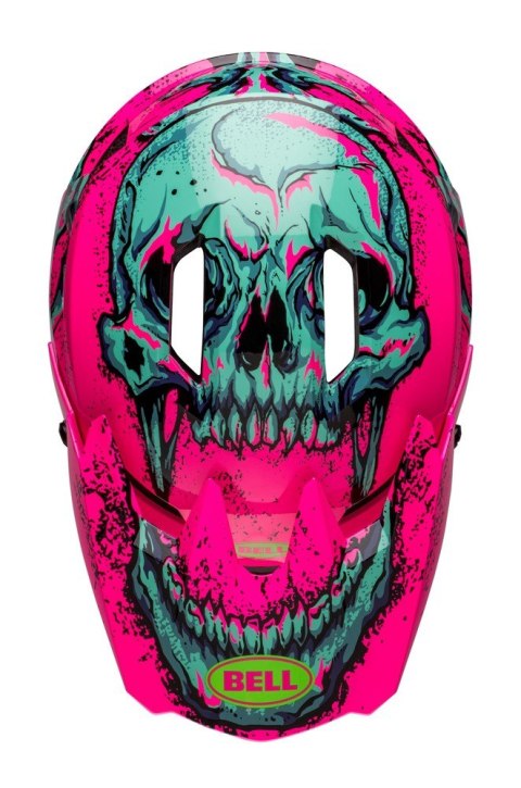 Kask full face BELL SANCTION 2 DLX MIPS bonehead gloss pink turquoise roz. M (55-57 cm) (LIMITED EDITION) (NEW 2025)