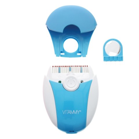 VITAMMY UFO NIEBIESKI Grzebień elektroniczny na wszy i gnidy, z latarką i alarmem