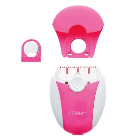 VITAMMY UFO RÓŻOWY Elektroniczny grzebień na wszy i gnidy, z alarmem i lampką LED