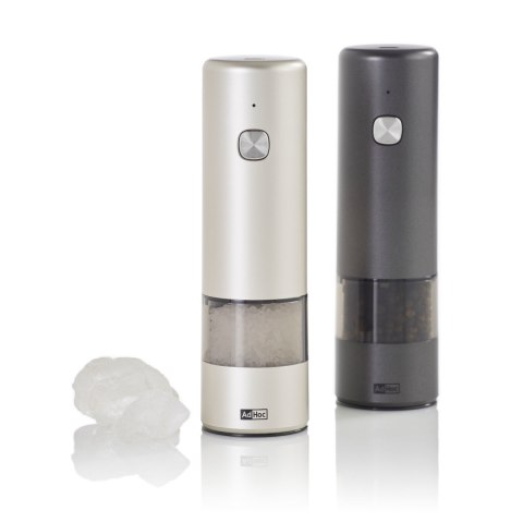 Zestaw elektrycznych młynków do pieprzu lub soli i.Mill - jasnoszary/ciemnoszary