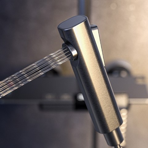 Inteligentny Zestaw Prysznicowy - grafitowy/szary metalik