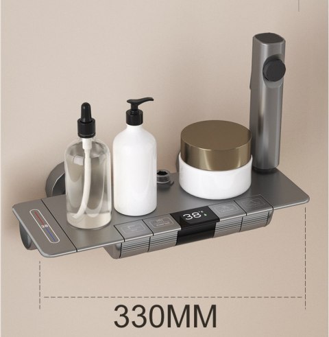 Inteligentny Zestaw Prysznicowy - grafitowy/szary metalik