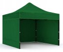Pawilon handlowy ekspresowy 3x3 m zielony
