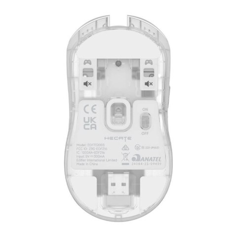 Bezprzewodowa myszka Gamingowa Edifier HECATE G3M PRO 26000DPI (transparentna)
